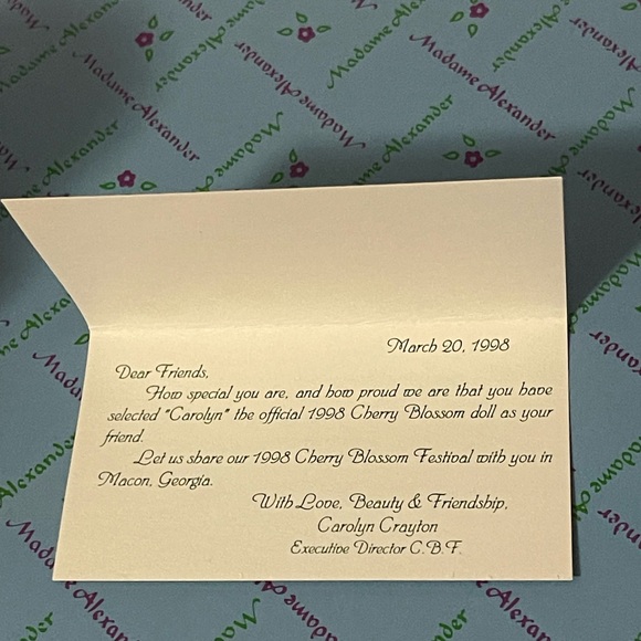 Vintage Madame Alexander Wendy Makes It Special Collectible Doll #31050 With Box - Picture 12 of 17